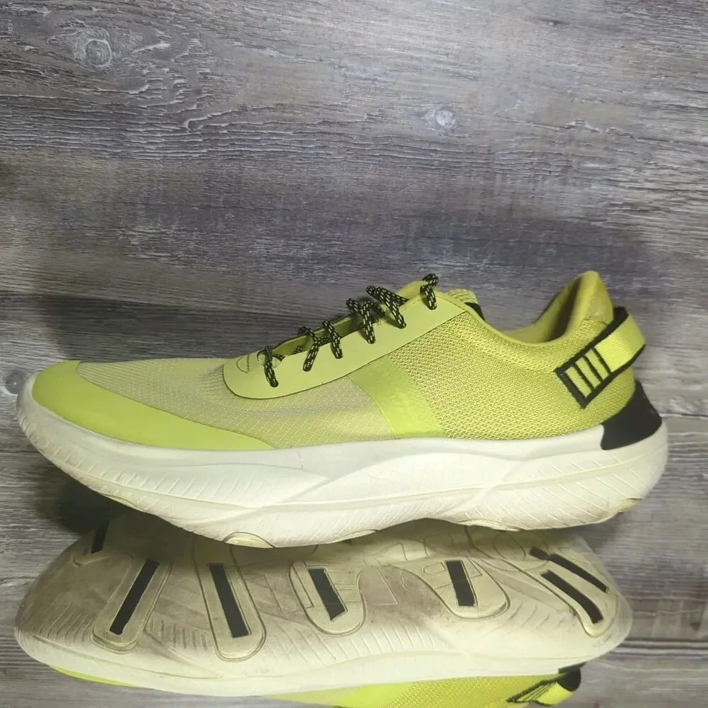 Sorel Women's Size 10.5 Explorer Blitz Lace Up Sneakers Bolt Black Neon Yellow